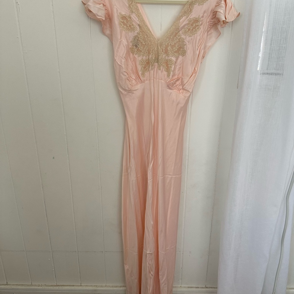 Elegant Peach Nightgown